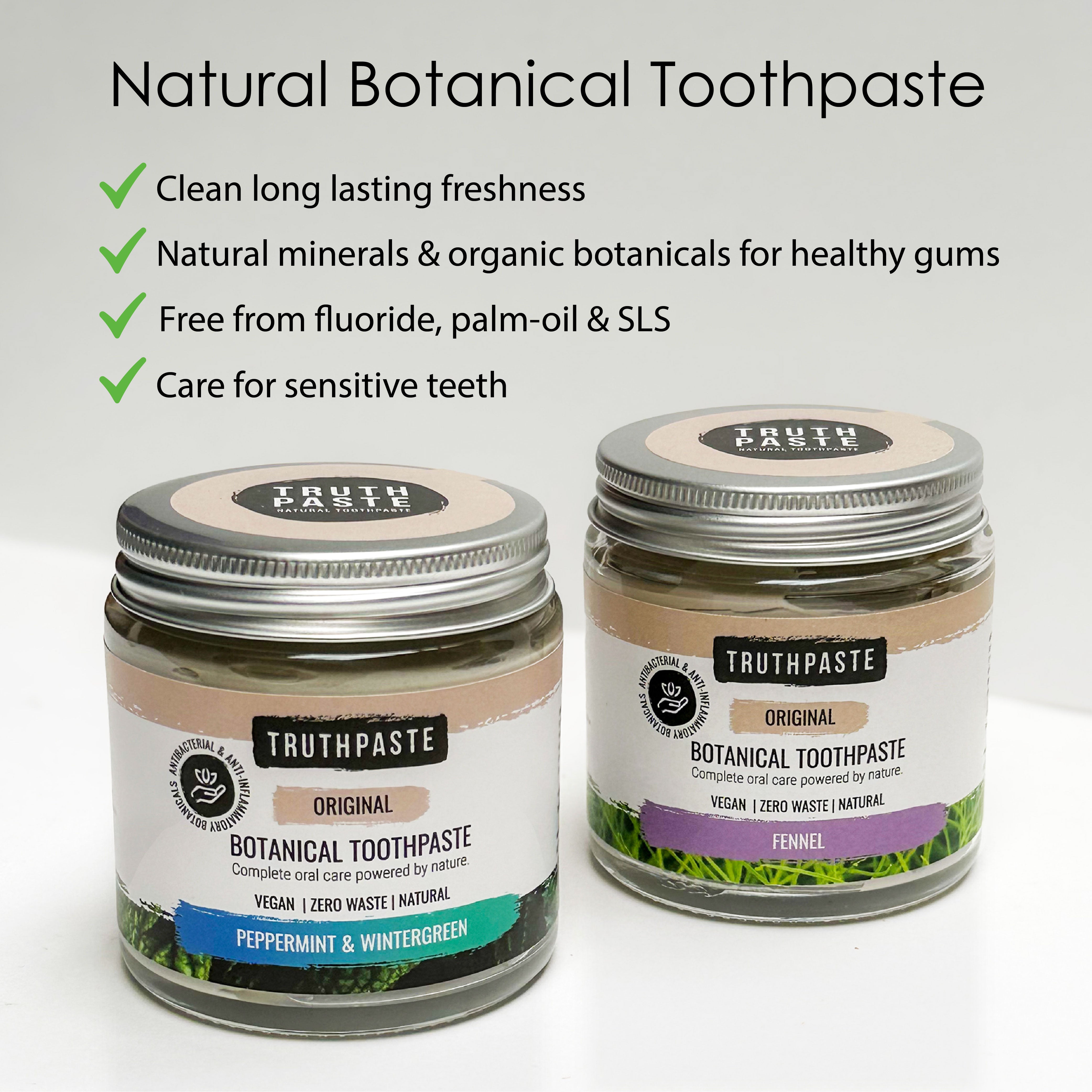 Real Toothpaste Truthpaste Natural Toothpaste | Peppermint | New Dawn UK