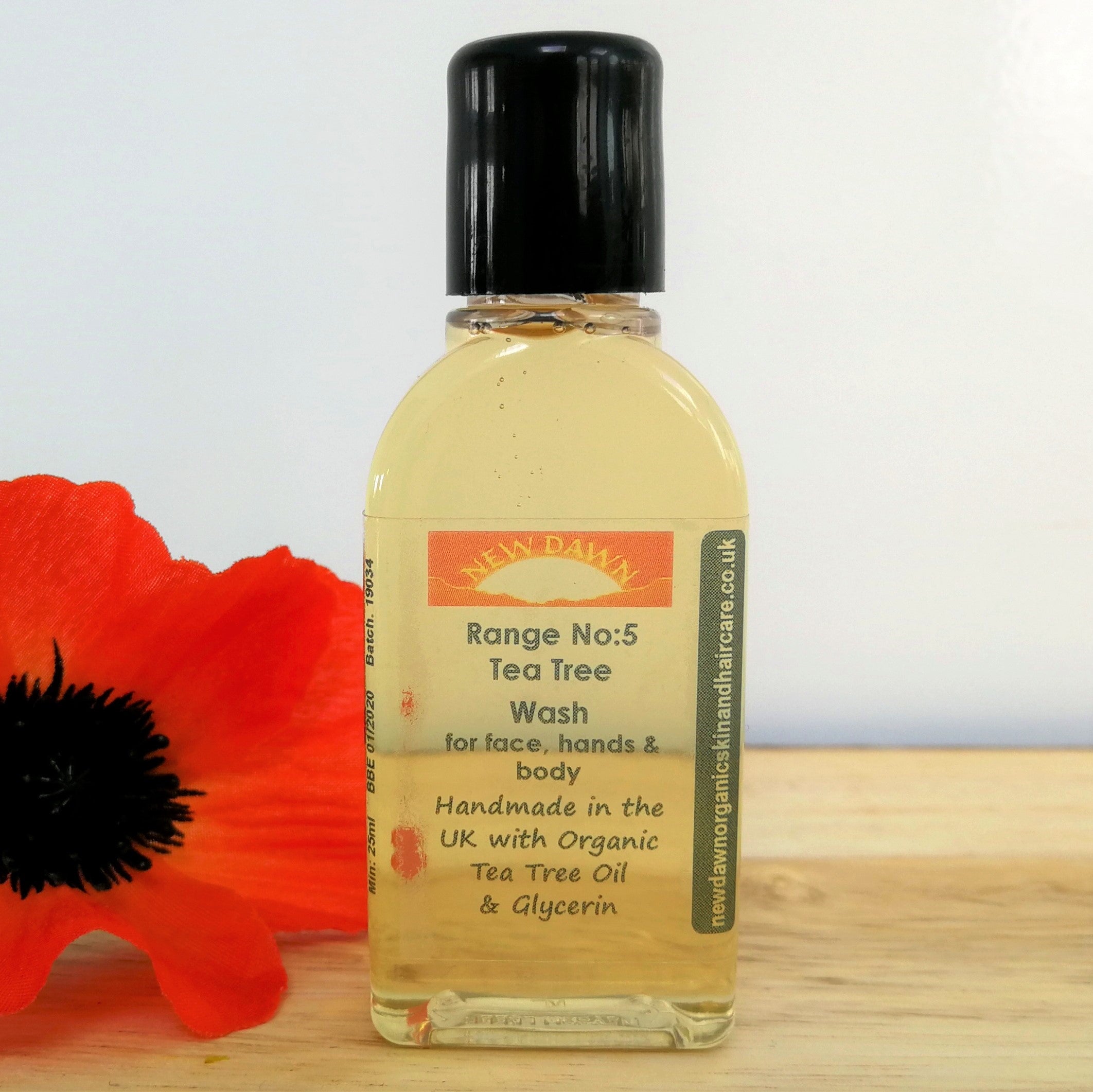 Cleansers with outlet tea tree oil