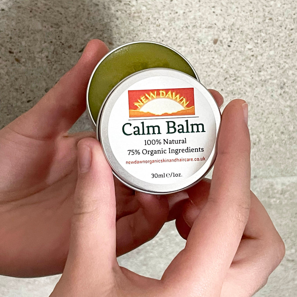 using organic calm balm